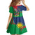 Namibia Independence Day Family Matching Off Shoulder Maxi Dress and Hawaiian Shirt Coat Of Arms Curve Style - Wonder Print Shop