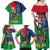 Namibia Independence Day Family Matching Off Shoulder Maxi Dress and Hawaiian Shirt Coat Of Arms Curve Style - Wonder Print Shop