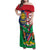 Namibia Independence Day Family Matching Off Shoulder Maxi Dress and Hawaiian Shirt Coat Of Arms Curve Style - Wonder Print Shop