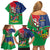 Namibia Independence Day Family Matching Off Shoulder Short Dress and Hawaiian Shirt Coat Of Arms Curve Style - Wonder Print Shop