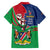 Namibia Independence Day Family Matching Off Shoulder Short Dress and Hawaiian Shirt Coat Of Arms Curve Style - Wonder Print Shop