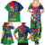 Namibia Independence Day Family Matching Summer Maxi Dress and Hawaiian Shirt Coat Of Arms Curve Style - Wonder Print Shop