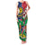 Namibia Independence Day Family Matching Tank Maxi Dress and Hawaiian Shirt Coat Of Arms Curve Style - Wonder Print Shop