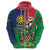 Namibia Independence Day Hoodie Coat Of Arms Curve Style - Wonder Print Shop