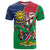 Namibia Independence Day T Shirt Coat Of Arms Curve Style