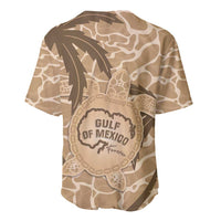 Gulf of Mexico Forever Baseball Jersey Mexican Turtle Brown Version