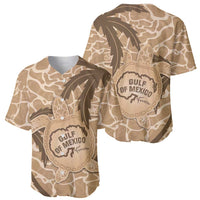 Gulf of Mexico Forever Baseball Jersey Mexican Turtle Brown Version
