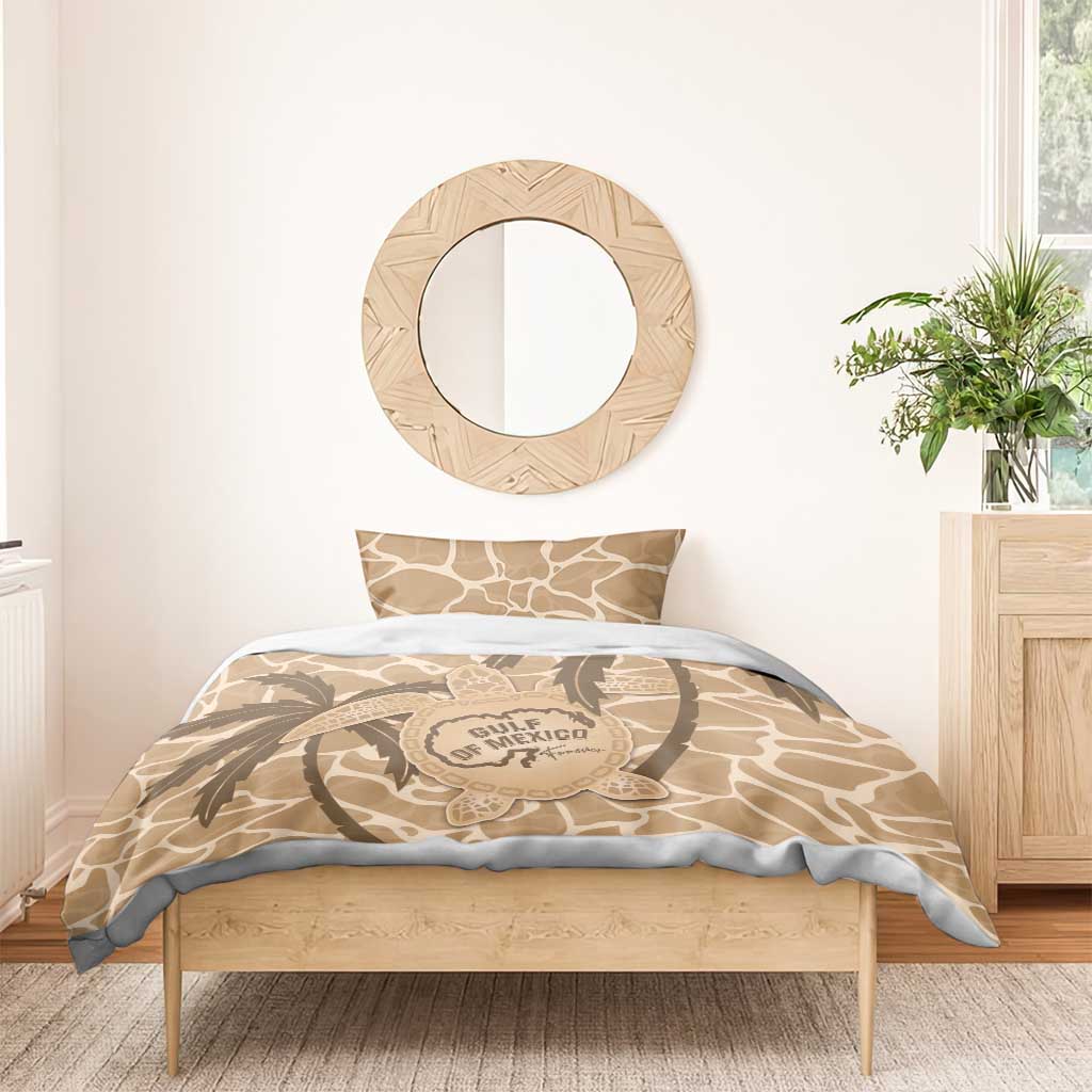 Gulf of Mexico Forever Bedding Set Mexican Turtle Brown Version