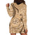 Gulf of Mexico Forever Hoodie Dress Mexican Turtle Brown Version