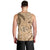 Gulf of Mexico Forever Men Tank Top Mexican Turtle Brown Version