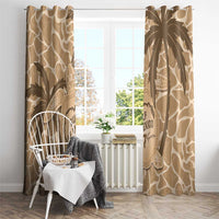 Gulf of Mexico Forever Window Curtain Mexican Turtle Brown Version