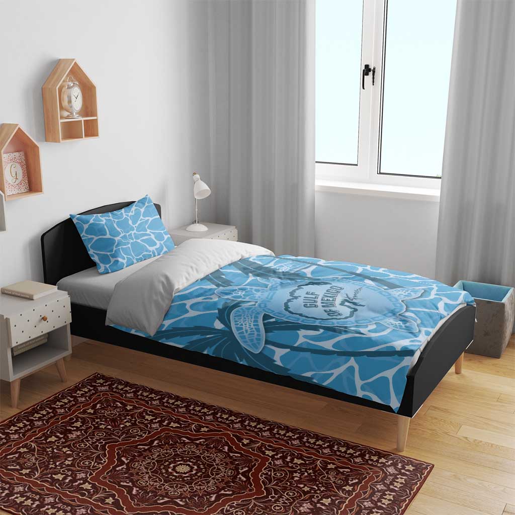 Gulf of Mexico Forever Bedding Set Mexican Turtle Blue Version