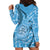 Gulf of Mexico Forever Hoodie Dress Mexican Turtle Blue Version