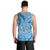 Gulf of Mexico Forever Men Tank Top Mexican Turtle Blue Version