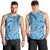 Gulf of Mexico Forever Men Tank Top Mexican Turtle Blue Version