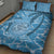 Gulf of Mexico Forever Quilt Bed Set Mexican Turtle Blue Version