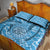 Gulf of Mexico Forever Quilt Bed Set Mexican Turtle Blue Version