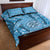 Gulf of Mexico Forever Quilt Bed Set Mexican Turtle Blue Version