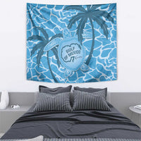 Gulf of Mexico Forever Tapestry Mexican Turtle Blue Version