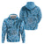 Gulf of Mexico Forever Zip Hoodie Mexican Turtle Blue Version