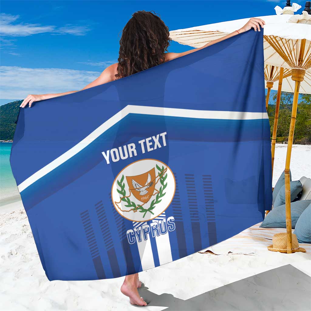 Custom Cyprus Football Sarong Go Champions