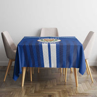 Custom Cyprus Football Tablecloth Go Champions
