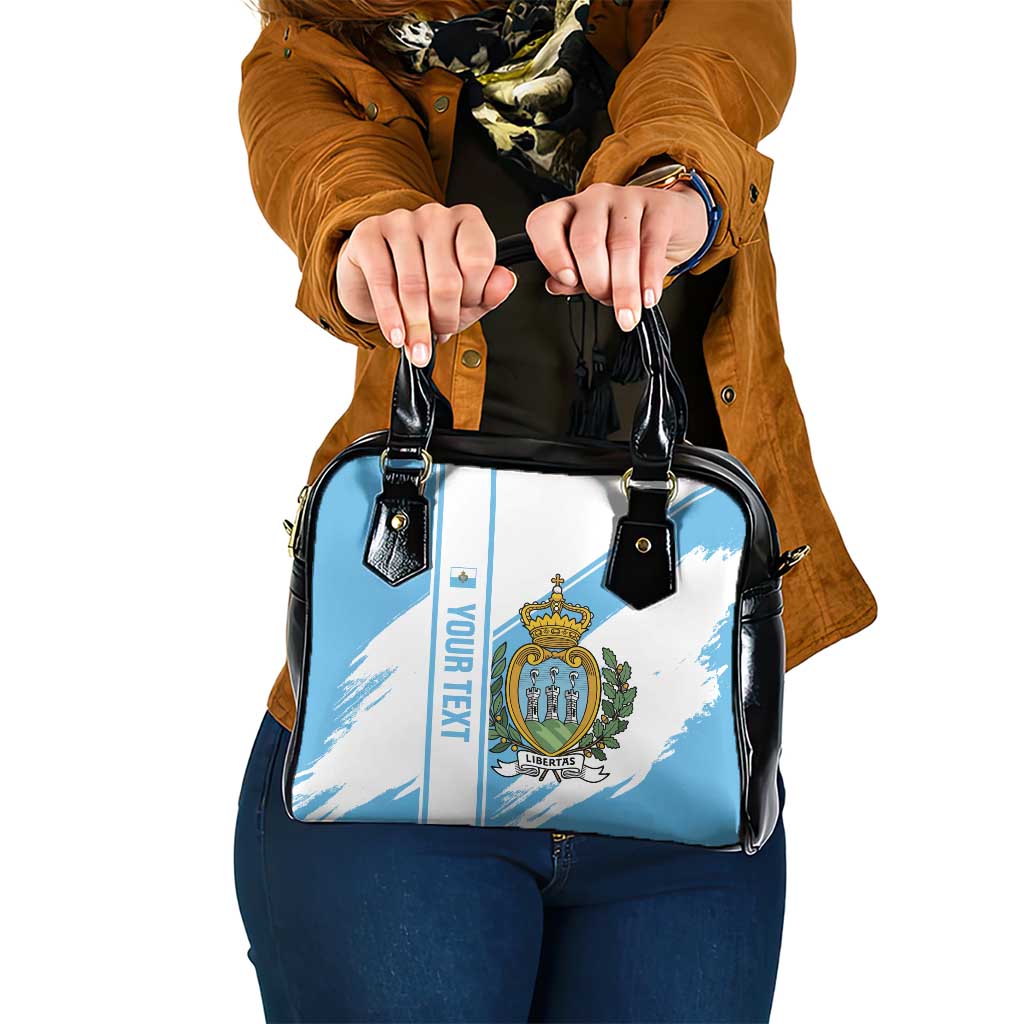 Custom San Marino Football Shoulder Handbag Come On La Serenissima