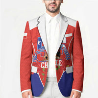 Personalized Chile Independence Day Blazer Chilean Code 56 Copihue Flowers