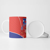 Chile Independence Day Ceramic Mug Chilean Code 56 Copihue Flowers