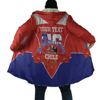 Personalized Chile Independence Day Cloak Chilean Code 56 Copihue Flowers