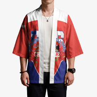 Personalized Chile Independence Day Kimono Chilean Code 56 Copihue Flowers