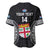 Custom Fiji Rugby Baseball Jersey 2023 Fijian Tapa Pattern World Cup Black - Wonder Print Shop