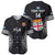 Custom Fiji Rugby Baseball Jersey 2023 Fijian Tapa Pattern World Cup Black - Wonder Print Shop