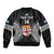 Custom Fiji Rugby Bomber Jacket 2023 Fijian Tapa Pattern World Cup Black - Wonder Print Shop