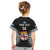 Custom Fiji Rugby Kid T Shirt 2023 Fijian Tapa Pattern World Cup Black - Wonder Print Shop