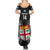 Custom Fiji Rugby Summer Maxi Dress 2023 Fijian Tapa Pattern World Cup Black - Wonder Print Shop