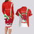 Wales Rugby Couples Matching Long Sleeve Bodycon Dress and Hawaiian Shirt 2023 World Cup Cymru Curve Style - Wonder Print Shop