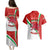 Wales Rugby Couples Matching Puletasi Dress and Hawaiian Shirt 2023 World Cup Cymru Curve Style - Wonder Print Shop