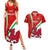 Wales Rugby Couples Matching Summer Maxi Dress and Hawaiian Shirt 2023 World Cup Cymru Curve Style - Wonder Print Shop