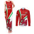 Wales Rugby Couples Matching Tank Maxi Dress and Long Sleeve Button Shirts 2023 World Cup Cymru Curve Style - Wonder Print Shop