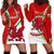 Wales Rugby Hoodie Dress 2023 World Cup Cymru Curve Style - Wonder Print Shop