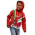 Wales Rugby Kid Hoodie 2023 World Cup Cymru Curve Style - Wonder Print Shop