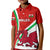 Wales Rugby Kid Polo Shirt 2023 World Cup Cymru Curve Style - Wonder Print Shop