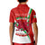 Wales Rugby Kid Polo Shirt 2023 World Cup Cymru Curve Style - Wonder Print Shop