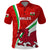 Wales Rugby Polo Shirt 2023 World Cup Cymru Curve Style - Wonder Print Shop