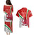 Custom Wales Rugby Couples Matching Puletasi Dress and Hawaiian Shirt 2023 World Cup Cymru Curve Style - Wonder Print Shop