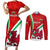 Custom Wales Rugby Couples Matching Short Sleeve Bodycon Dress and Long Sleeve Button Shirts 2023 World Cup Cymru Curve Style - Wonder Print Shop