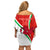 Custom Wales Rugby Off Shoulder Short Dress 2023 World Cup Cymru Curve Style - Wonder Print Shop