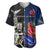 New Zealand And France Rugby Baseball Jersey All Black With Les Bleus Together 2023 World Cup - Wonder Print Shop