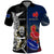 New Zealand And France Rugby Polo Shirt All Black With Les Bleus Together 2023 World Cup - Wonder Print Shop